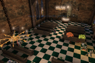 Inside the cathedral / gold base